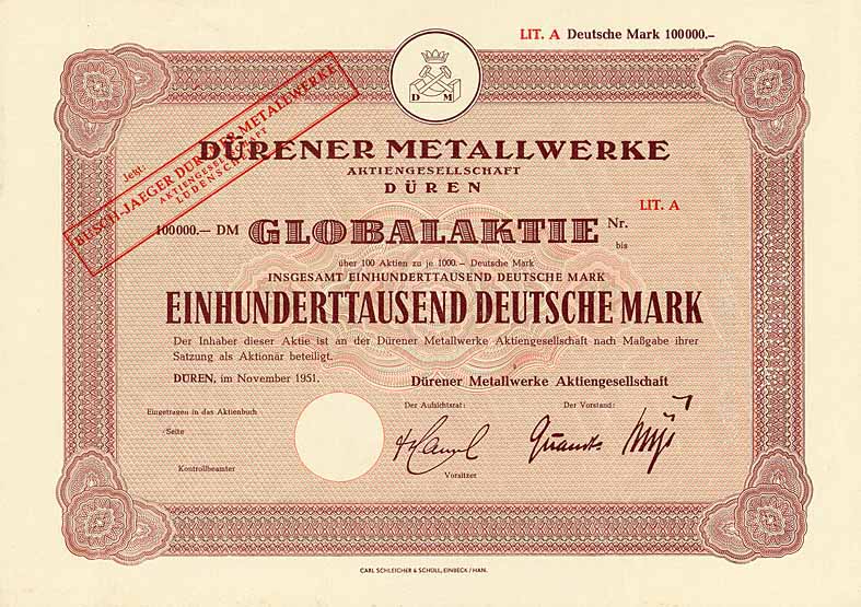 Dürener Metallwerke AG