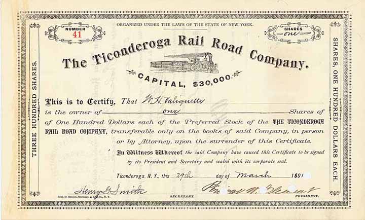 Ticonderoga Railroad