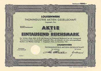 Louisenwerk Thonindustrie-AG