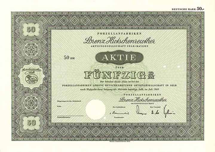 Porzellanfabriken Lorenz Hutschenreuther AG