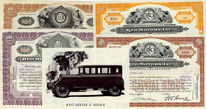 Reo Motor Car Co. (6 Stücke)