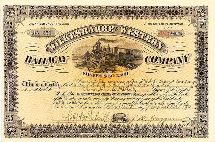 Wilkesbarre & Western Railway