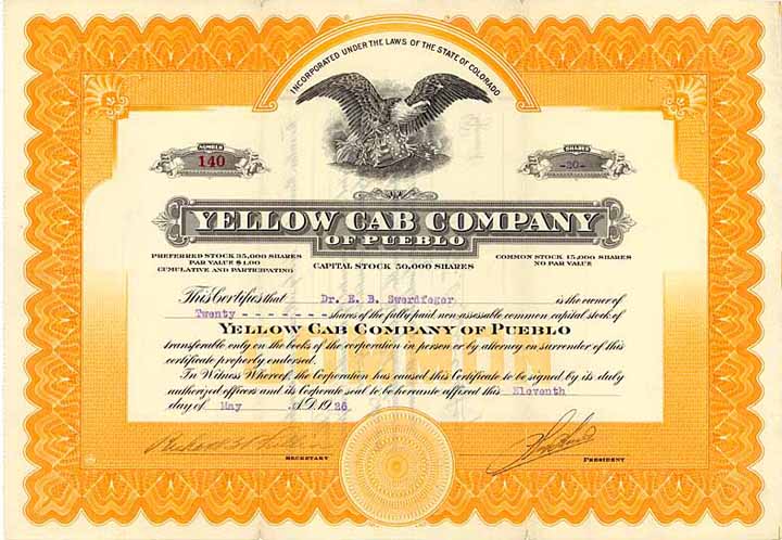 Yellow Cab Co. of Pueblo