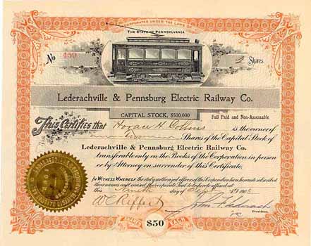 Lederachville & Pennsburg Electric Railway