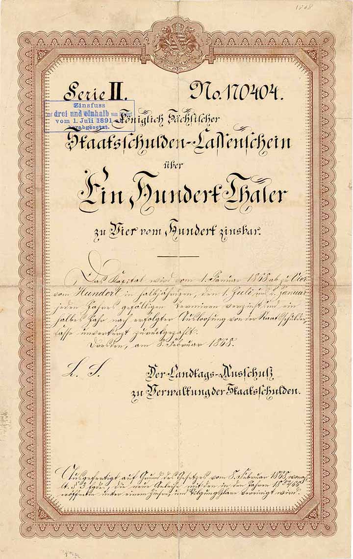 Königlich Sächsische Staatsschulden-Casse