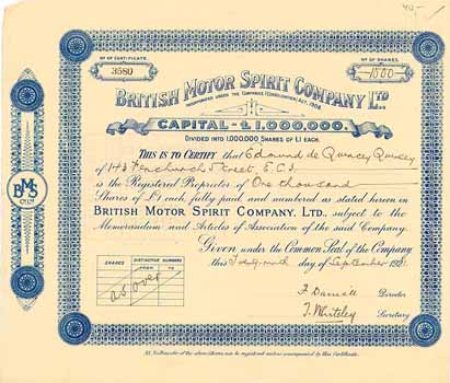 British Motor Spirit Company Ltd.