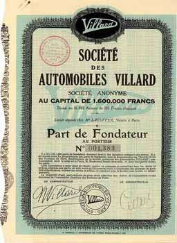 Soc. des Automobiles Villard S.A.