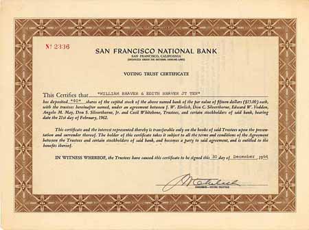 San Francisco National Bank