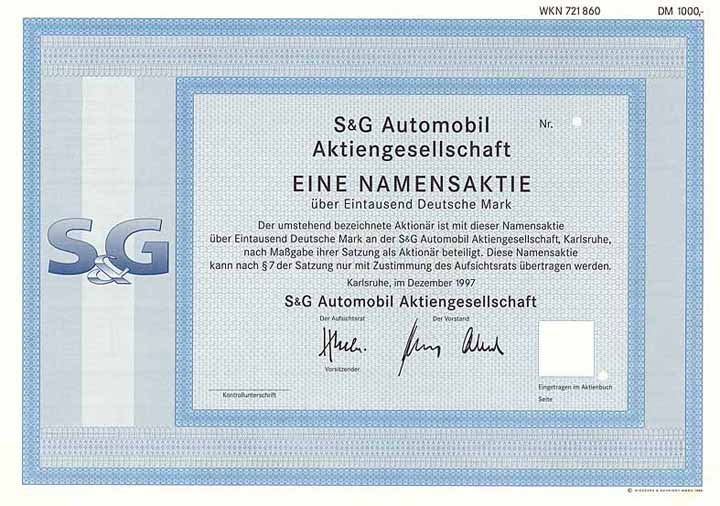 S&G Automobil AG