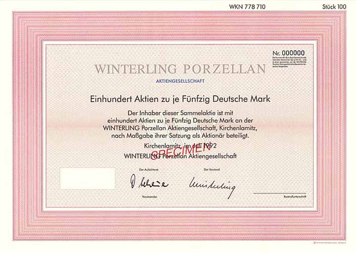 Winterling Porzellan AG