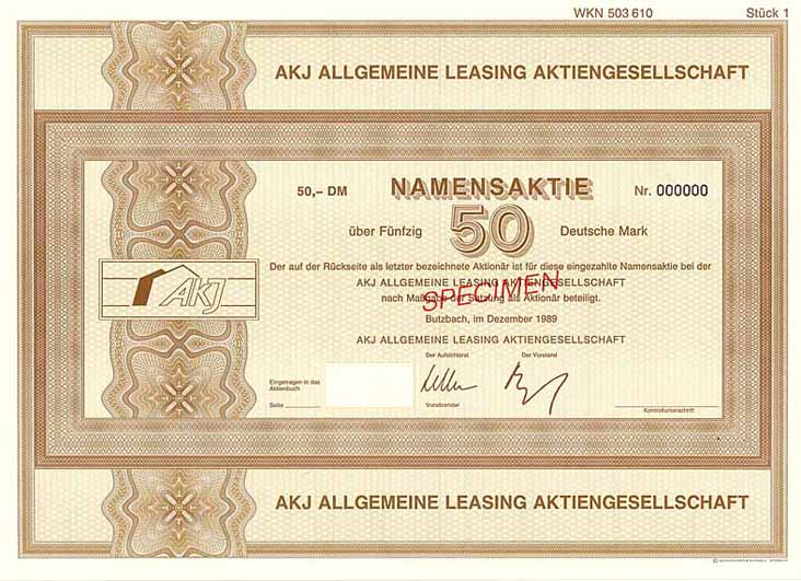 AKJ Allgemeine Leasing AG