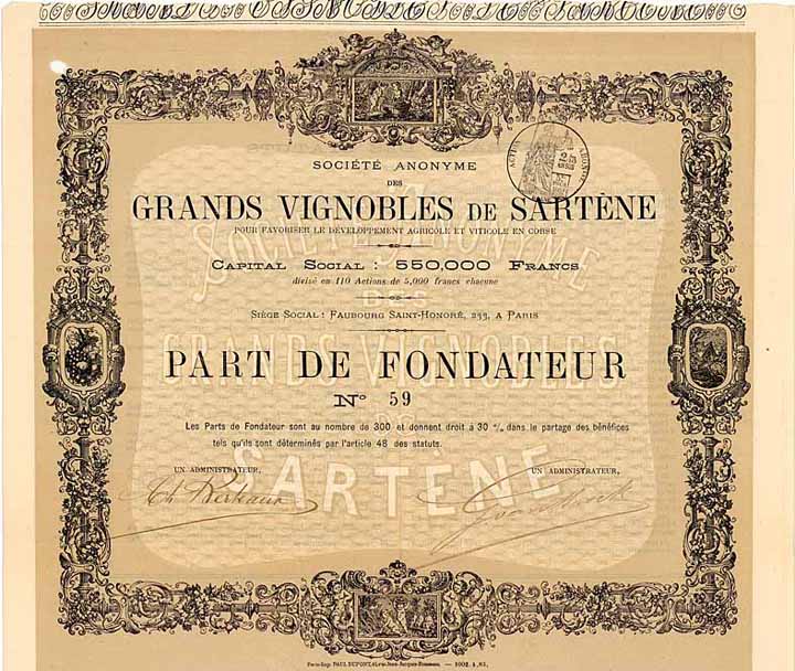 S.A. des Grands Vignobles de Sartène