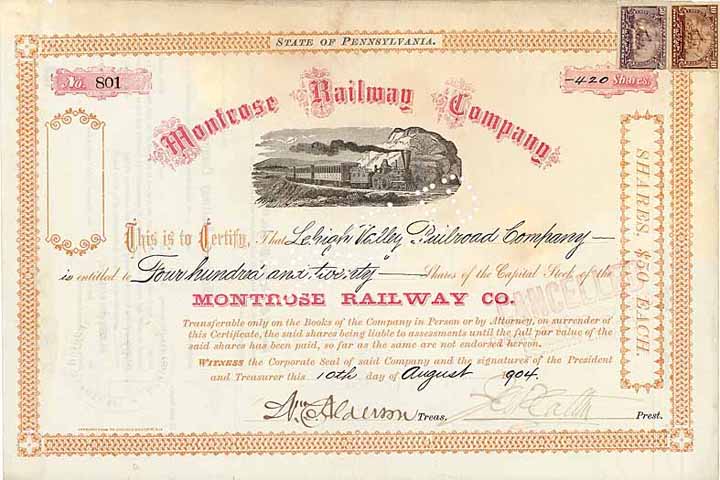 Montrose Railway Co.