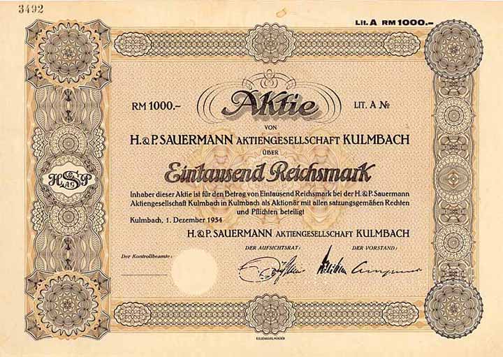H. & P. Sauermann AG