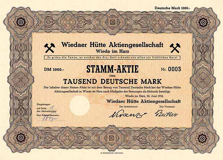 Wiedaer Hütte AG