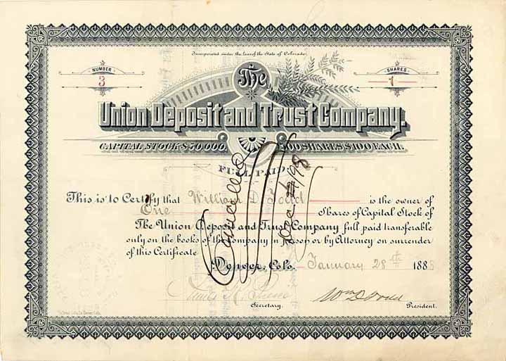 Union Deposit and Trust Co.