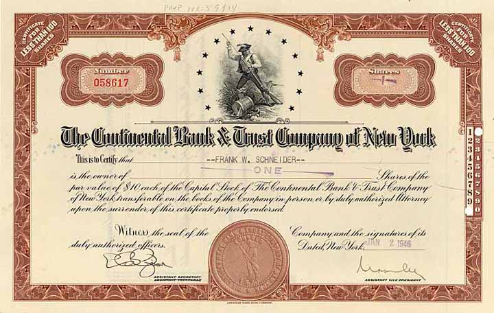 Continental Bank and Trust Co. of New York