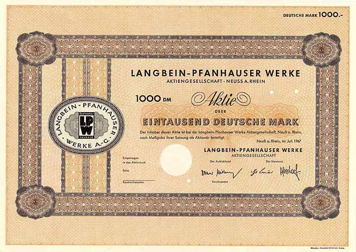 Langbein-Pfanhauser Werke AG