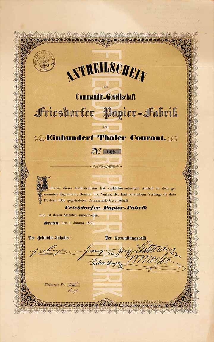 Friesdorfer Papier-Fabrik