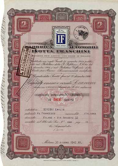 Fabbrica Automobili Isotta Fraschini S.p.A.
