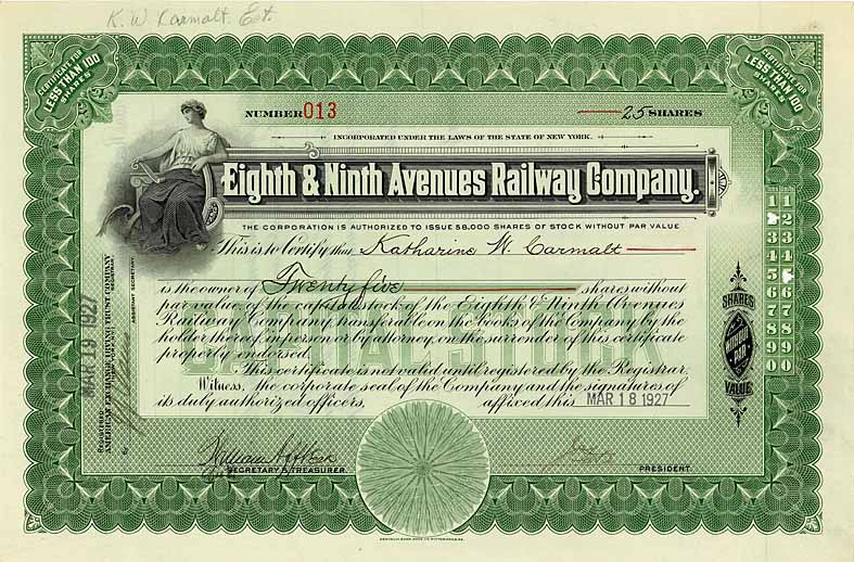 Eighth & Ninth Avenues Railway
