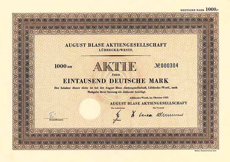 August Blase AG