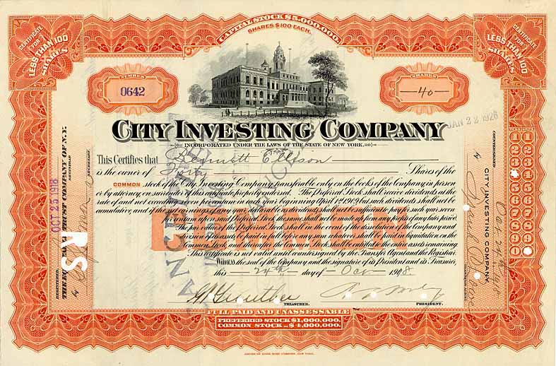 City Investing Company