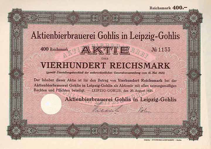 Aktienbierbrauerei Gohlis