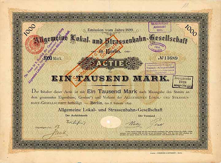 Allgemeine Lokal- und Strassenbahn-Gesellschaft