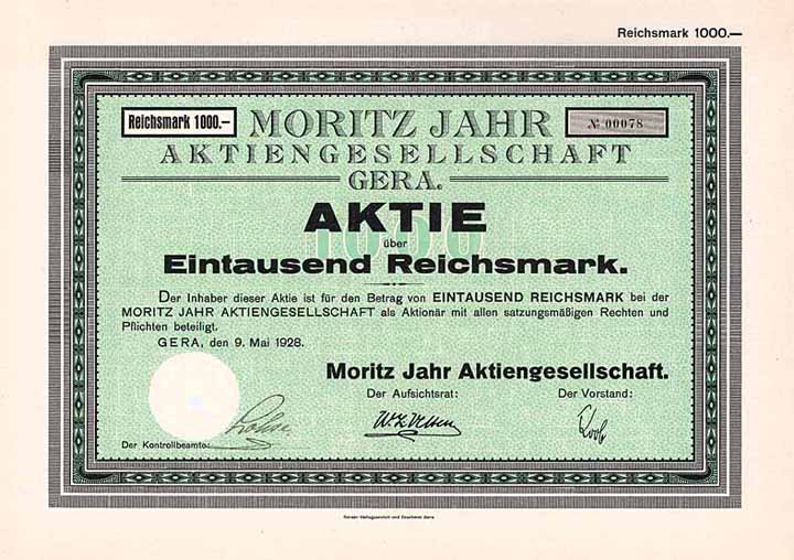 Moritz Jahr AG