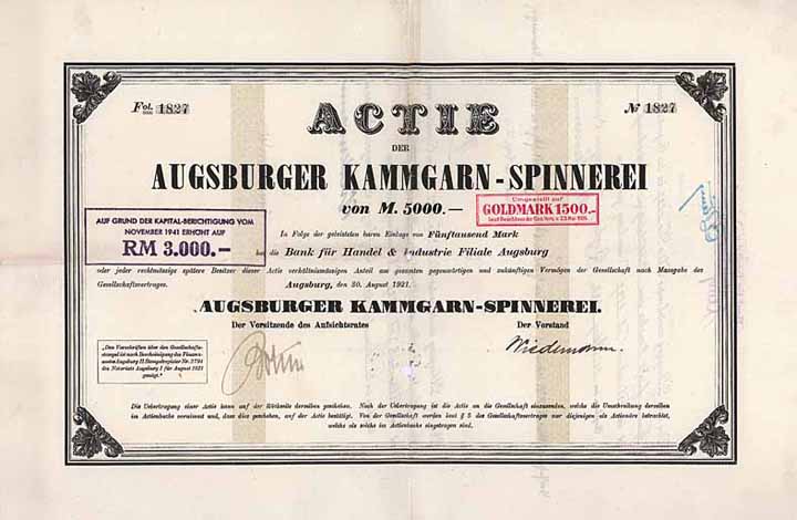 Augsburger Kammgarn-Spinnerei