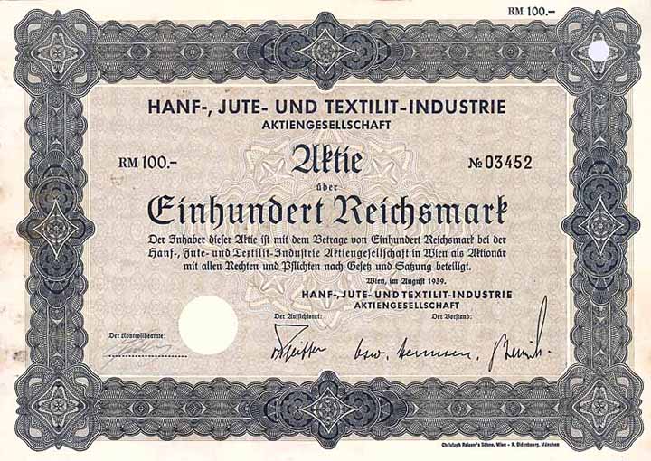 Hanf-, Jute- und Textilit-Industrie AG