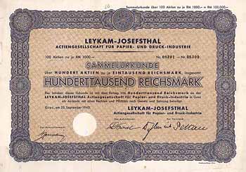 Leykam-Josefsthal AG für Papier- und Druck-Industrie