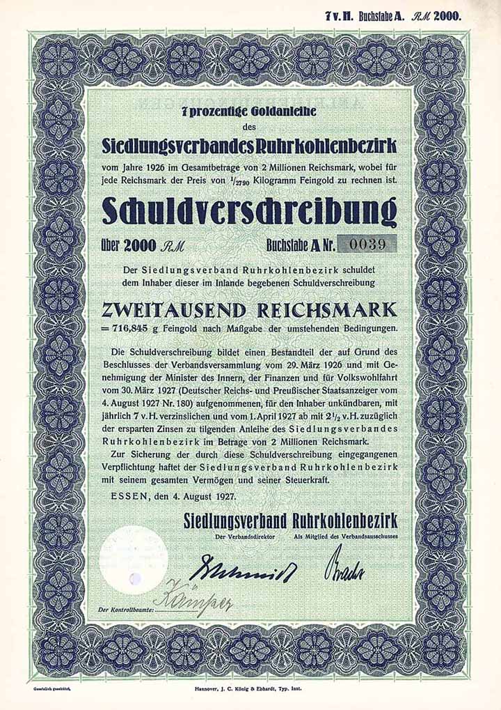 Siedlungsverband Ruhrkohlenbezirk