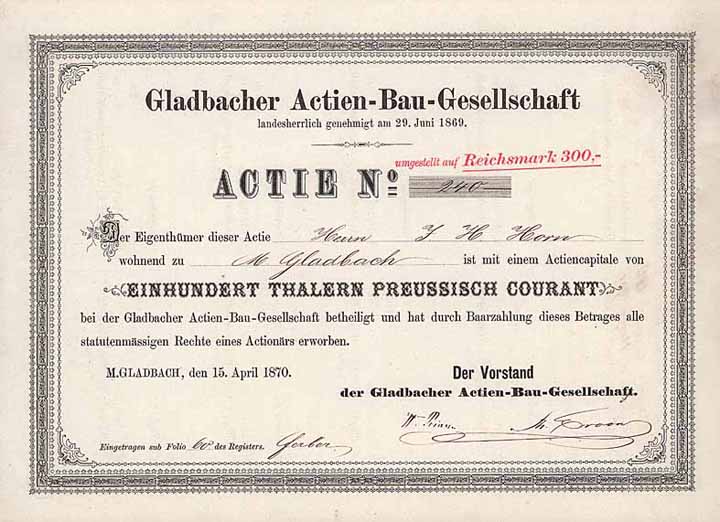 Gladbacher Actien-Bau-Gesellschaft