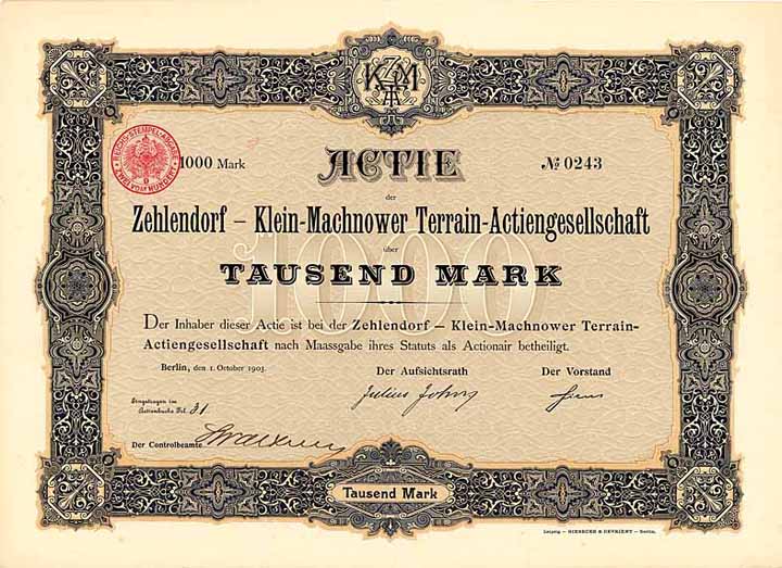 Zehlendorf-Klein-Machnower Terrain-AG