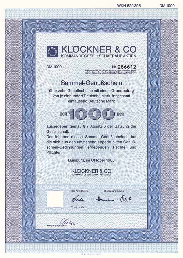 Klöckner & Co KGaA