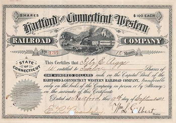 Hartford & Connecticut  Western Railroad