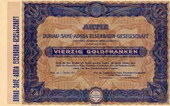 Donau-Save-Adria Eisenbahn-Gesellschaft (vormals Südbahn-Gesellschaft)