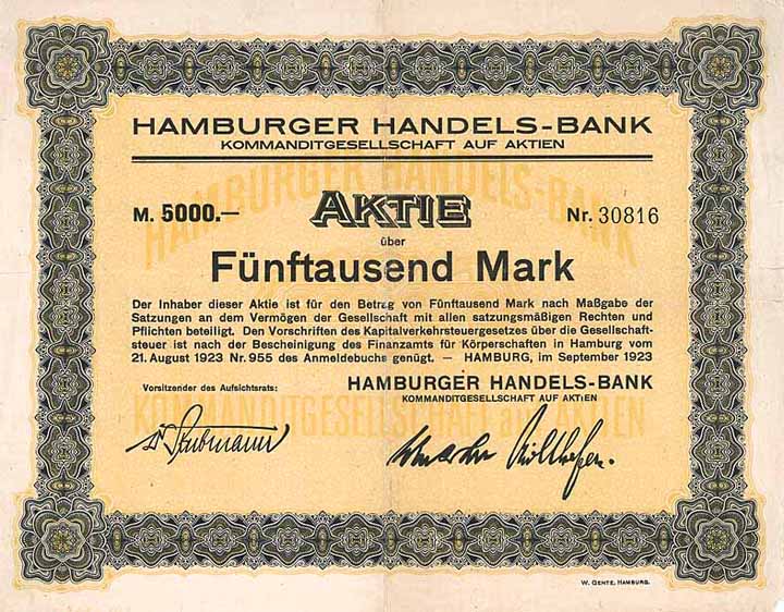 Hamburger Handels-Bank KGaA