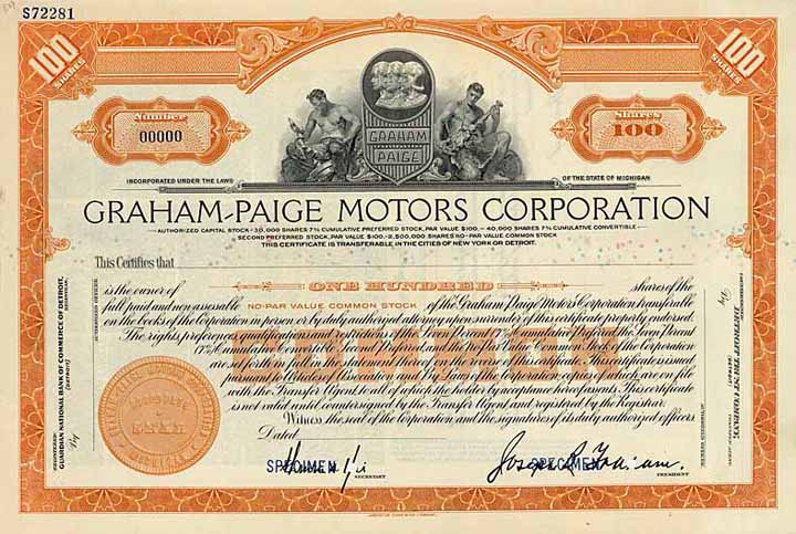 Graham-Paige Motors Corp.