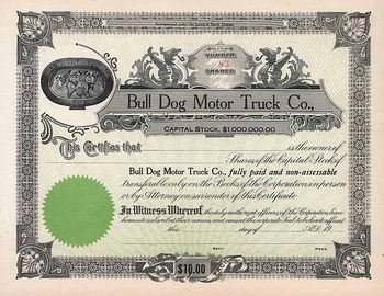 Bull Dog Motor Truck Co.