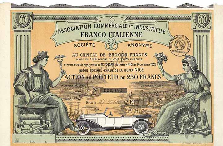 Association Commerciale et Industrielle Franco Italienne S.A.