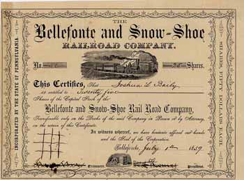 Bellefonte & Snow-Shoe Railroad
