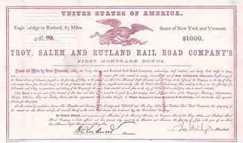 Troy, Salem & Rutland Railroad (OU Jay Gould)