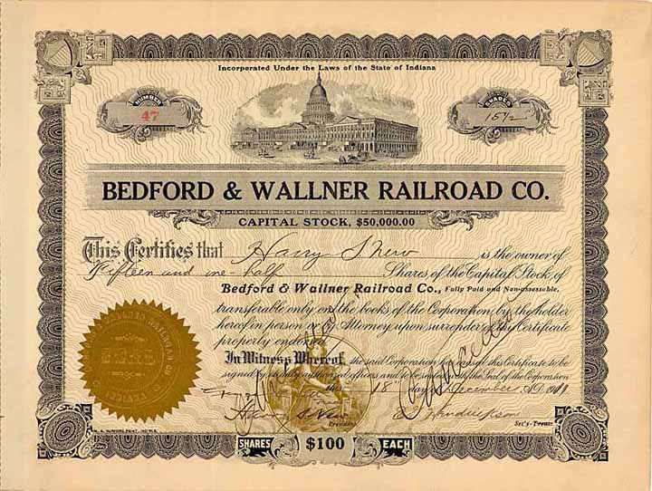 Bedford & Wallner  Railroad