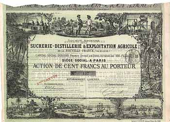 S.A. de la Sucrerie-Distillerie & Exploitation Agricole de la Nouvelle-France (Océanie)