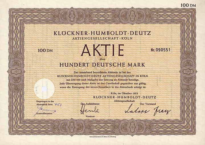 Klöckner-Humboldt-Deutz AG