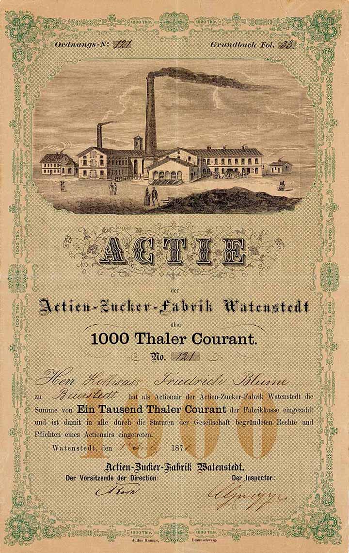 Actien-Zucker-Fabrik Watenstedt