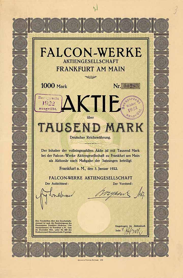 Falcon-Werke AG